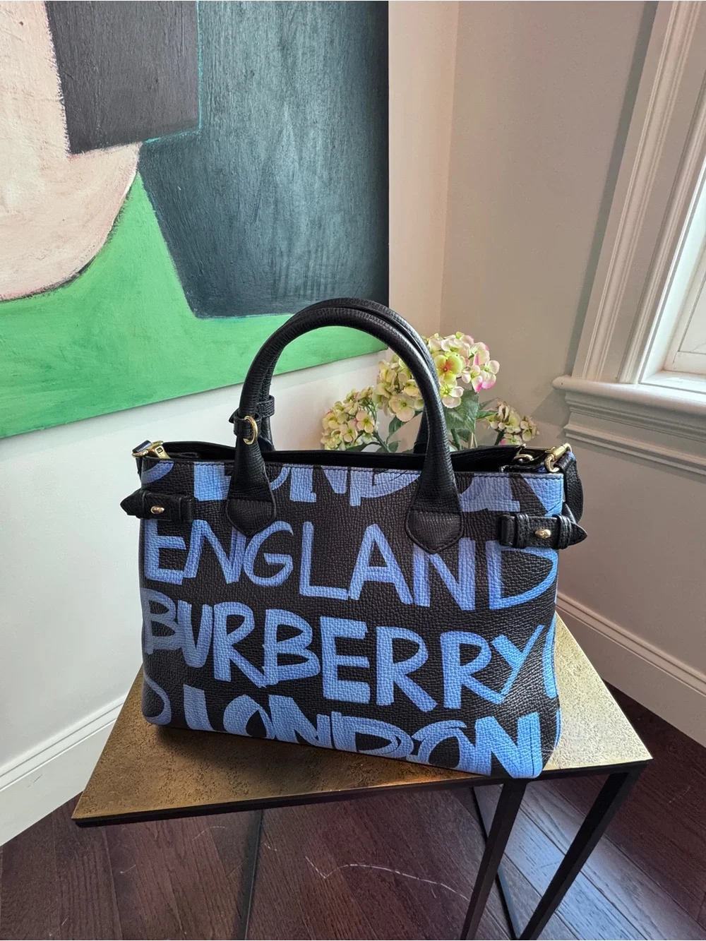 RARE BURBERRY GRAFFITI BANNER BAG‼️ Limited edition